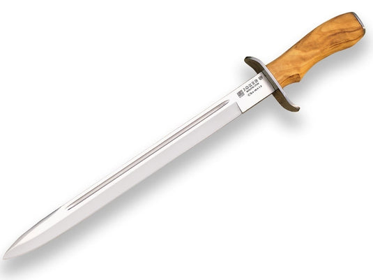 Cutit pentru injunghiere Joker Facochero, maner corn cerb, lama 25.5cm CTJ42