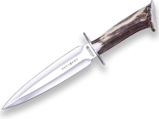 Cutit pentru injunghiere Joker Chamois, maner corn cerb, lama 25.5cm CC31