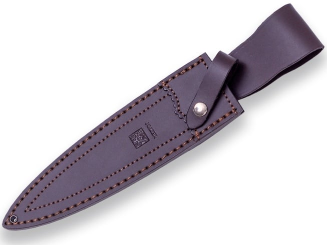 Încărcați imaginea în vizualizatorul Galerie, Cutit pentru injunghiere Joker Colmillo, maner corn cerb, lama 21.5cm CN108
