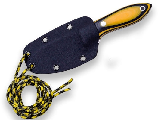Cutit pentru Outdoor Joker Avispa BS9, maner micarta, lama full tang 7.5cm CM117