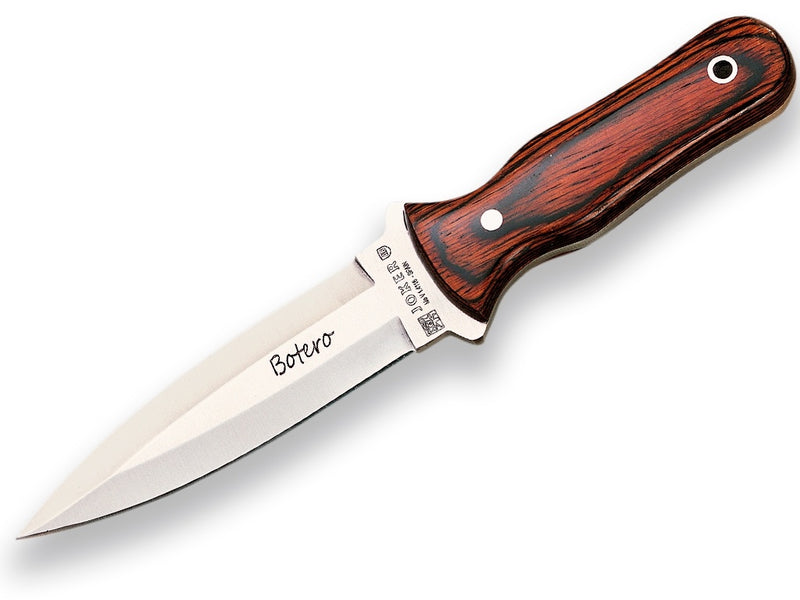 Load image into Gallery viewer, Cutit pentru Outdoor Joker Montes, maner lemn stamina, lama full tang 10.5cm CR59
