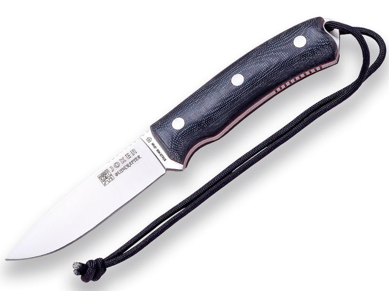 Încărcați imaginea în vizualizatorul Galerie, Cutit pentru Outdoor Joker Nomad, maner micarta, lama full tang 12.7cm CM125
