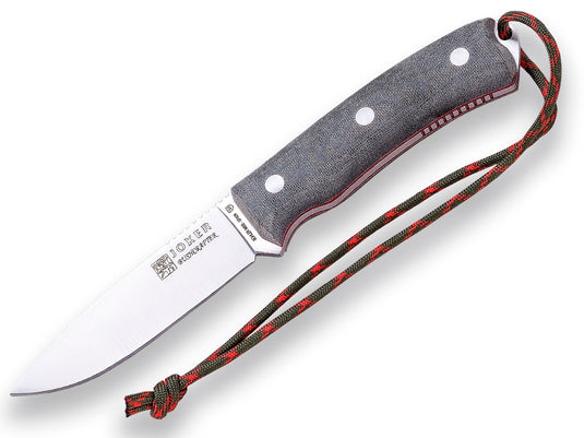 Cutit pentru Outdoor Joker Bushcrafter, maner micarta, lama full tang 10.5cm CV120-P
