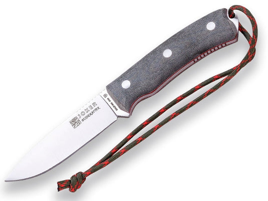 Cutit pentru Outdoor Joker Bushcrafter, maner micarta, lama full tang 10.5cm CM120-P