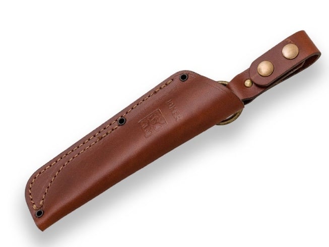 Încărcați imaginea în vizualizatorul Galerie, Cutit pentru Outdoor Joker Bushlord, maner nuc, lama full tang 11.5cm CN138
