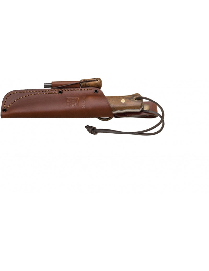 Load image into Gallery viewer, Cutit pentru Outdoor Joker Bushlord, maner nuc, lama full tang 11.5cm CN138-P
