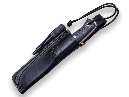 Cutit pentru Outdoor Joker Ember Flat, maner micarta, lama full tang 10.5cm CM123-P