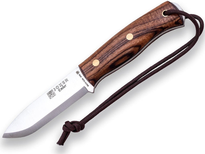Încărcați imaginea în vizualizatorul Galerie, Cutit pentru Outdoor Joker Ember, maner micarta, lama full tang 10.5cm CM122-P
