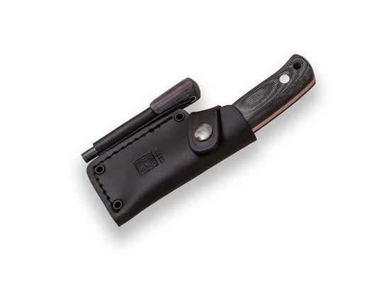 Cutit pentru Outdoor Joker Erizo TS1, maner micarta, lama full tang 7.5cm CM81-P
