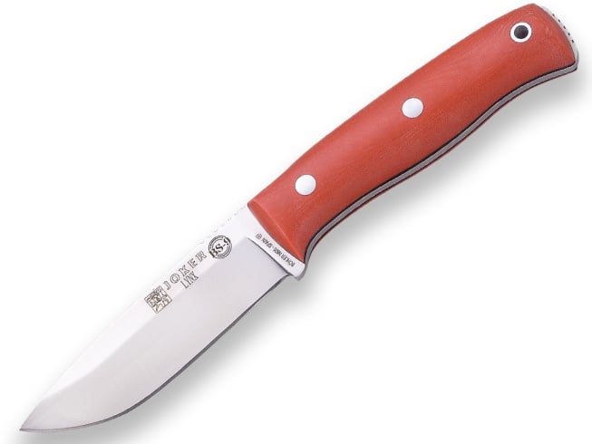 Încărcați imaginea în vizualizatorul Galerie, Cutit pentru Outdoor Joker Lynx BS9, maner micarta, lama full tang 10.5cm CN111
