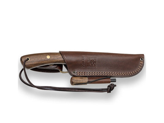 Cutit pentru Outdoor Joker Nessmuk, maner nuc, lama full tang 11cm CN136-P