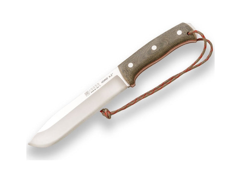 Încărcați imaginea în vizualizatorul Galerie, Cutit pentru Outdoor Joker Nomad 6.5", maner micarta, lama full tang 16.5cm CV137
