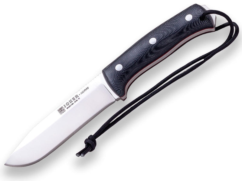 Încărcați imaginea în vizualizatorul Galerie, Cutit pentru Outdoor Joker Montanero, maner micarta, lama full tang 11cm CV134-P
