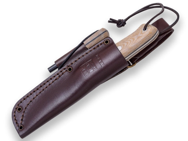 Încărcați imaginea în vizualizatorul Galerie, Cutit pentru Outdoor Joker Nordic Survival BS9, maner micarta, lama full tang 10cm CM119-P
