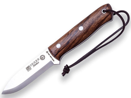 Cutit pentru Outdoor Joker Canadiense BS9, maner lemn de nuc, lama full tang 10.5cm CN114-P