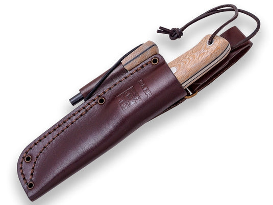 Cutit pentru Outdoor Joker Nordico BS9, maner micarta, lama full tang 10cm CM115-P