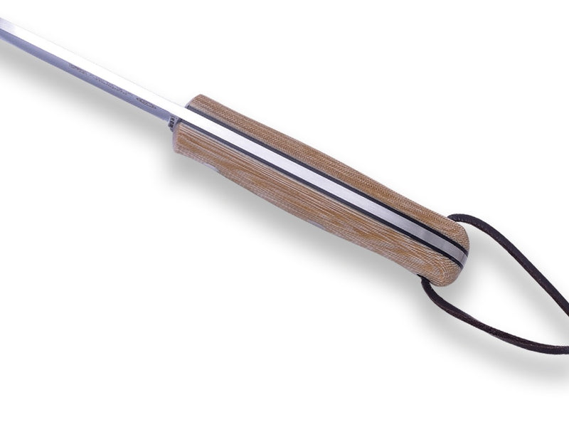 Încărcați imaginea în vizualizatorul Galerie, Cutit pentru Outdoor Joker Trampero BS9, maner micarta, lama full tang 10cm CM113
