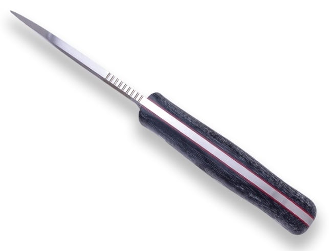 Încărcați imaginea în vizualizatorul Galerie, Cutit pentru Outdoor Joker Ursus BS9, maner micarta, lama full tang 10cm CM116
