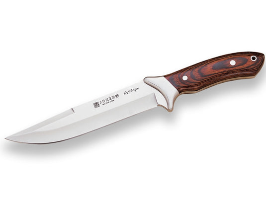 Cutit pentru vanatoare Joker Gamo, maner lemn stamina, lama full tang 15cm CR51