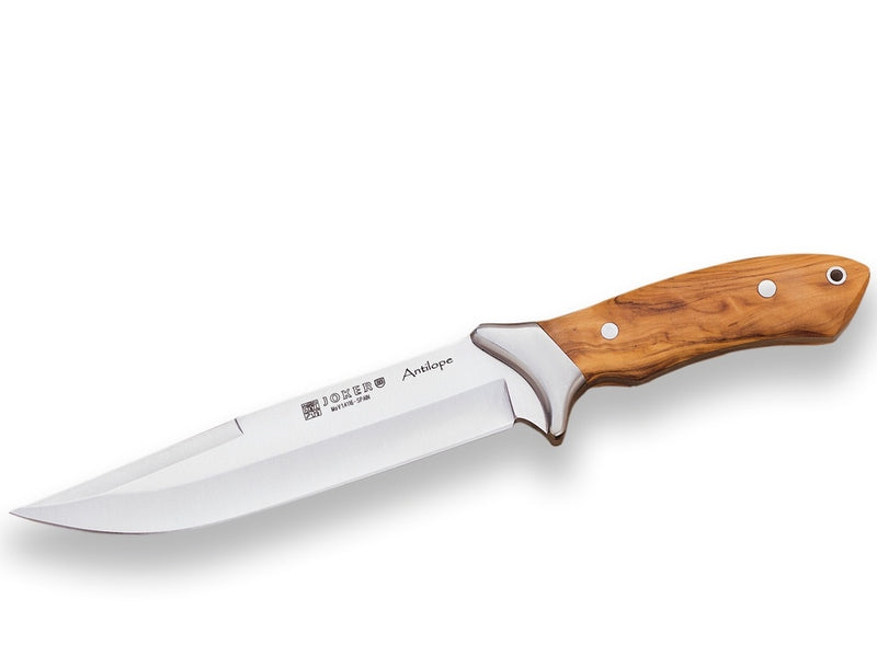 Load image into Gallery viewer, Cutit pentru vanatoare Joker Ibice, maner maslin, lama full tang 12cm CO04
