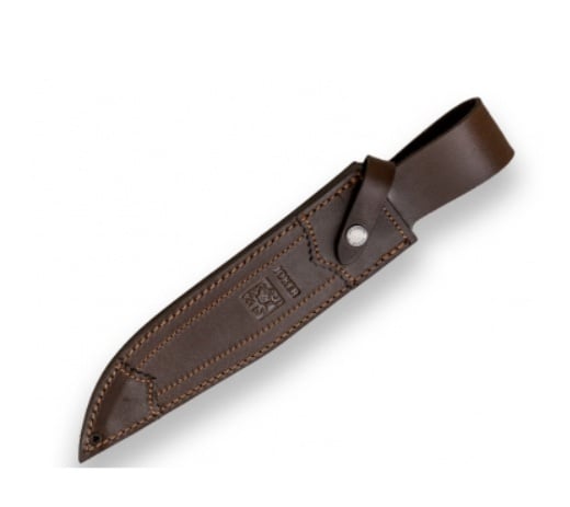 Încărcați imaginea în vizualizatorul Galerie, Cutit pentru vanatoare Joker Bowie, maner corn cerb, lama 24cm CC139
