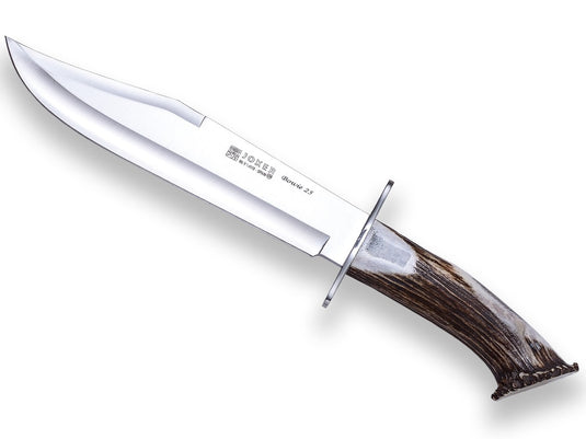 Cutit pentru vanatoare Joker Bowie, maner corn cerb, lama 24cm CC139