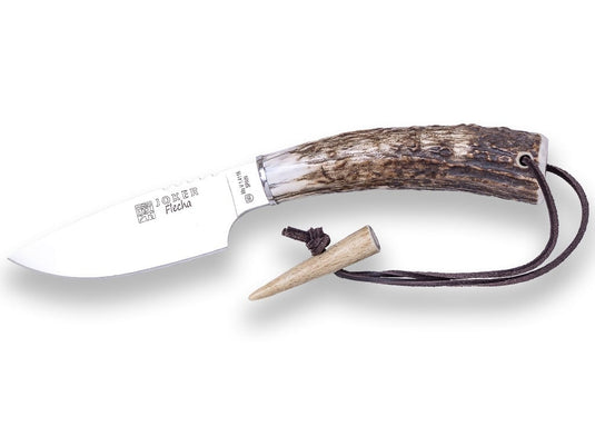 Cutit Vanatoare Muela Tejon-16,maner corn de cerb, lama 16cm