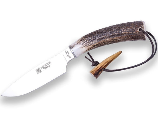 Cutit pentru vanatoare Joker Chamois, maner corn cerb, lama 18cm CC32