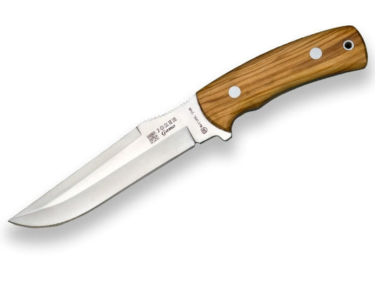 Cutit pentru vanatoare Joker Gamo, maner lemn maslin, lama full tang 15.5cm CO51