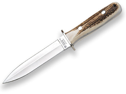 Cutit Vanatoare Muela SETTER-11A,maner corn de cerb, lama full tang 11 cm