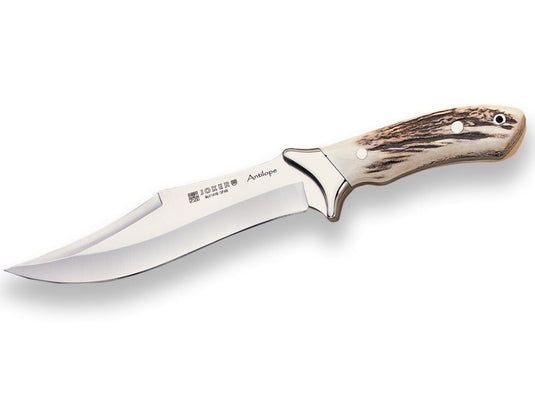 Cutit Vanatoare Muela Tejon-16,maner corn de cerb, lama 16cm