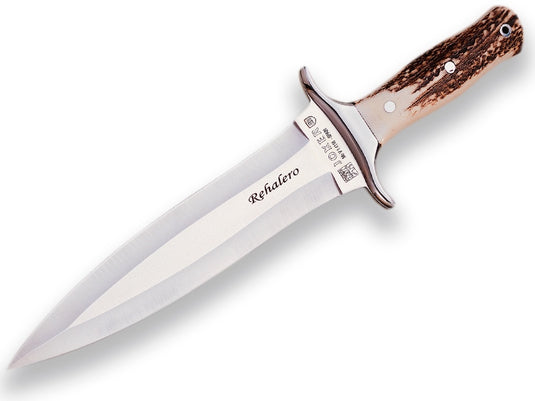 Cutit Vanatoare Muela Tejon-16,maner corn de cerb, lama 16cm