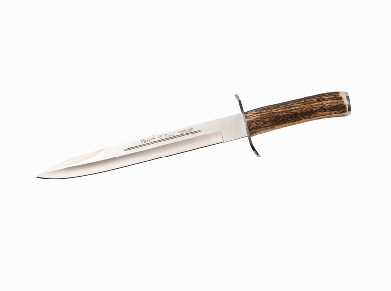 Încărcați imaginea în vizualizatorul Galerie, Cutit Vanatoare Muela VIKINGO-23A, maner corn de cerb, lama 23 cm

