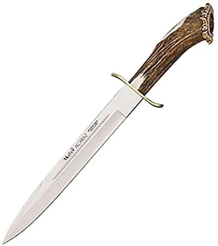 Cutit Vanatoare Muela Alcaraz 26S, maner corn de cerb lama 26 cm