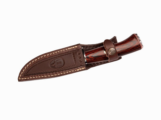 Cutit Vanatoare Muela Braco-11DAM.M, maner lemn presat coral lama 11 cm