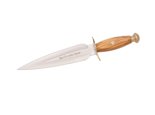 Cutit Vanatoare Muela CARIBU.G,maner cauciuc, lama 20.5 cm