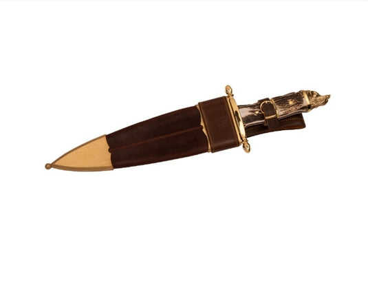 Cutit Vanatoare Muela COV-C,maner corn de cerb, lama 24.5 cm