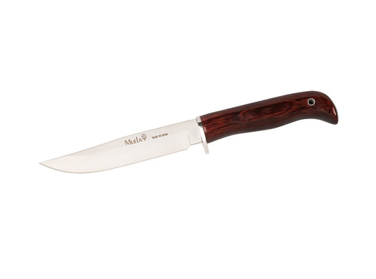 Cutit Vanatoare Muela HUNTER-17R,maner lemn presat trandafir, lama 17.3 cm