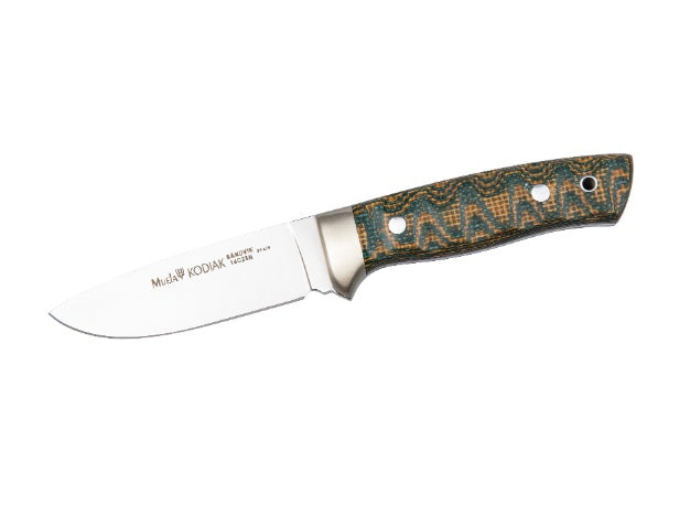 Încărcați imaginea în vizualizatorul Galerie, Cutit Vanatoare Muela KODIAK-10G.M,maner micarta verde, lama 10 cm
