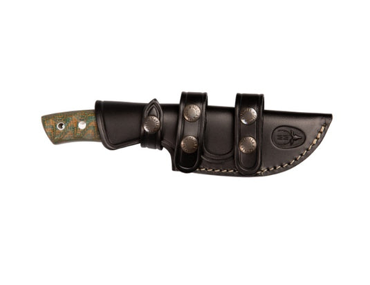 Cutit Vanatoare Muela KODIAK-10G.M,maner micarta verde, lama 10 cm