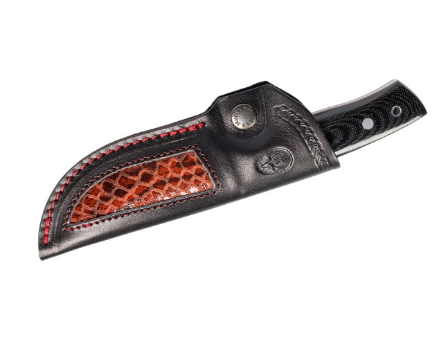 Încărcați imaginea în vizualizatorul Galerie, Cutit Vanatoare Muela KODIAK-10M.D,maner micarta neagra, lama 10 cm

