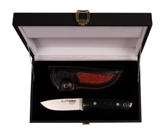 Cutit Vanatoare Muela KODIAK-10M.D,maner micarta neagra, lama 10 cm