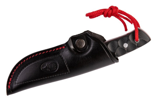 Cutit Vanatoare Muela KODIAK-10SV.M,maner micarta 3D black, lama 10 cm