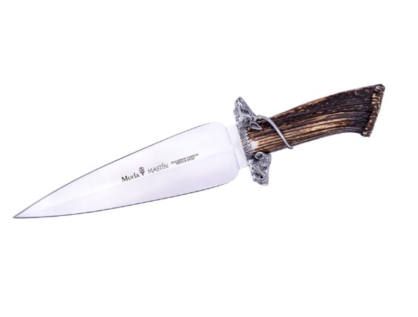 Load image into Gallery viewer, Cutit Vanatoare Muela COV-C,maner corn de cerb, lama 24.5 cm

