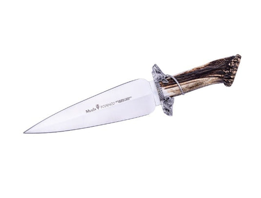 Cutit Vanatoare Muela MASTIN, maner corn de cerb lama 24.5 cm