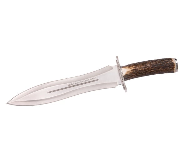 Încărcați imaginea în vizualizatorul Galerie, Cutit Vanatoare Muela BW-6A,maner corn de cerb, lama 6 cm
