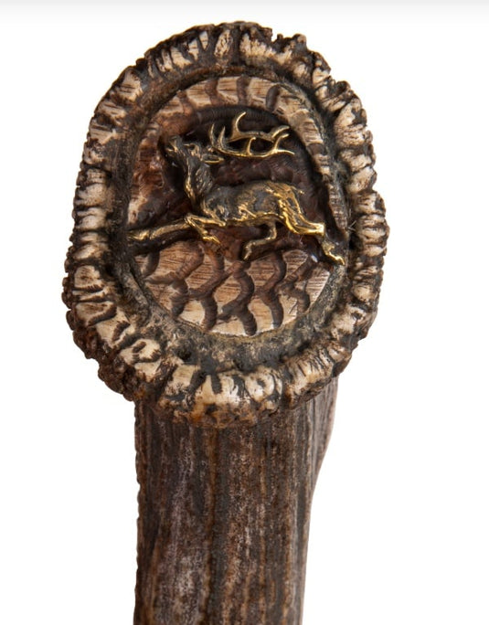 Cutit Vanatoare Muela PODENQUERO-GV,maner corn de cerb, lama 26 cm