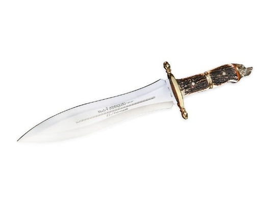 Cutit Vanatoare Muela MUFLON-26L, maner corn de cerb lama 26 cm