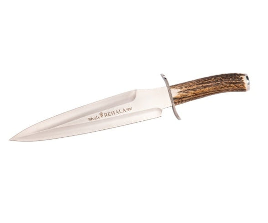 Cutit Vanatoare Muela REHALA-27A,maner corn de cerb, lama 27 cm