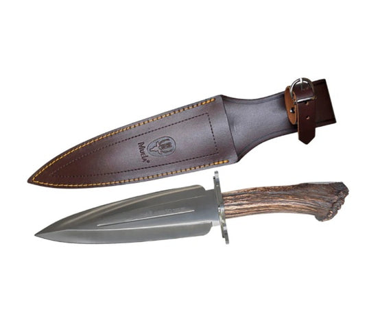 Cutit Vanatoare Muela SERRENO-S,maner corn de cerb, lama 22 cm